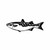 Fish ver7   Vinyl Decal High glossy, premium 3 mill vinyl, with a life span of 5 - 7 years!