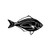 Fish ver3   Vinyl Decal High glossy, premium 3 mill vinyl, with a life span of 5 - 7 years!