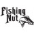 fishing Nut ver4  Vinyl Decal High glossy, premium 3 mill vinyl, with a life span of 5 - 7 years!