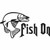 fish On ver2  Vinyl Decal High glossy, premium 3 mill vinyl, with a life span of 5 - 7 years!