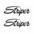 Striper  Boat Vinyl Decal Kit High glossy, premium 3 mill vinyl, with a life span of 5 - 7 years!