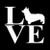 Love Corgi Dog  Decal High glossy, premium 3 mill vinyl, with a life span of 5 - 7 years!