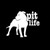 PitLife Pitbull Pit Bull  Decal  a9 High glossy, premium 3 mill vinyl, with a life span of 5 - 7 years!