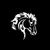 Tribal Horse Head  Decal  II High glossy, premium 3 mill vinyl, with a life span of 5 - 7 years!