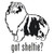 Got Sheltie? Dog   Decal  v.2 High glossy, premium 3 mill vinyl, with a life span of 5 - 7 years!