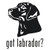 Got Labrador? Retriever Dog   Decal  v.3 High glossy, premium 3 mill vinyl, with a life span of 5 - 7 years!