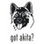 Got Akita? Dog    Decal  v.1 High glossy, premium 3 mill vinyl, with a life span of 5 - 7 years!