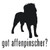 Got Affenpinscher? Toy Dog  Silhouette  Decal High glossy, premium 3 mill vinyl, with a life span of 5 - 7 years!