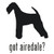 Got Airedale? Terrier Dog  Silhouette  Decal  v.1 High glossy, premium 3 mill vinyl, with a life span of 5 - 7 years!