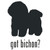 Got Bichon? Dog  Silhouette  Decal High glossy, premium 3 mill vinyl, with a life span of 5 - 7 years!