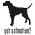 Got Dalmatian? Dog  Silhouette  Decal High glossy, premium 3 mill vinyl, with a life span of 5 - 7 years!