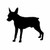 Miniature Pinscher      Vinyl Decal High glossy, premium 3 mill vinyl, with a life span of 5 - 7 years!