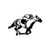 Horse Racing ver3     Vinyl Decal High glossy, premium 3 mill vinyl, with a life span of 5 - 7 years!
