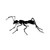 Ant ver1   Vinyl Decal High glossy, premium 3 mill vinyl, with a life span of 5 - 7 years!