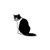 Cat ver1     Vinyl Decal High glossy, premium 3 mill vinyl, with a life span of 5 - 7 years!