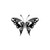 Tribal Butterfly ver6   Vinyl Decal High glossy, premium 3 mill vinyl, with a life span of 5 - 7 years!