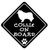 Collie on Board Vinyl Decal