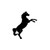 Horse 3 Vinyl Decal High glossy, premium 3 mill vinyl, with a life span of 5 - 7 years!