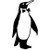 Penguin Tie Vinyl Decal High glossy, premium 3 mill vinyl, with a life span of 5 - 7 years!