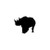 Rhino 2 Vinyl Decal High glossy, premium 3 mill vinyl, with a life span of 5 - 7 years!