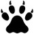 Wolf Paw Claw Print Vinyl Decal High glossy, premium 3 mill vinyl, with a life span of 5 - 7 years!