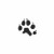 Fisher (Marten) Paw Print Foot Track Vinyl Decal High glossy, premium 3 mill vinyl, with a life span of 5 - 7 years!