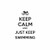 Keep Calm And Just Keep Swimming  Vinyl Decal Sticker

Size option will determine the size from the longest side
Industry standard high performance calendared vinyl film
Cut from Oracle 651 2.5 mil
Outdoor durability is 7 years
Glossy surface finish