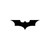 Batman Logo 3 74 Vinyl Sticker