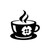 Coffee Cup 1733 Vinyl Sticker