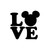 Disney Love 99 Vinyl Sticker