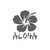 Hawaiian Hawaii Aloha Hibiscus Style 5 Vinyl Sticker