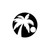 Hawaiian Hawaii Palm Tree Style 5 Vinyl Sticker