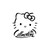Hello Kitty s Hello Kitty Illmotion Jdm Vinyl Sticker