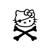 Hello Kitty s Hello Kitty Pirate And Crossbones Style 1 Vinyl Sticker