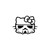 Hello Kitty s Hello Kitty Stormtrooper Mask Star Wars Vinyl Sticker