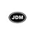 Jdm s Jdm Oval Vinyl Sticker