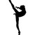 Music s Ballet Dancer 1 Vinyl Sticker