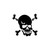 Skulls s Skull And Crossbones Jolly Roger Pirate Style 3 Vinyl Sticker
