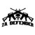 2nd Amendment Defender 1860 Vinyl Sticker