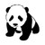 Baby Panda Bear Vinyl Sticker