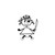 Baby Pirate Stick Figure 2 Vinyl Sticker