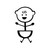 Baby Stick Figure 34 Vinyl Sticker