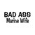 Bad Ass Marine Wife Vinyl Sticker