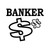 Banker Bank Money Vinyl Sticker