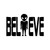 Believe Alien Ufo Vinyl Sticker