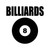 Billiards Vinyl Sticker