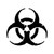 Biohazard Symbol Vinyl Sticker