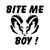 Bite Me Boy Dodge Vinyl Sticker