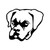 Boxer Puppy Dog Vinyl Sticker