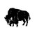 Buffalo Bison Animal Vinyl Sticker